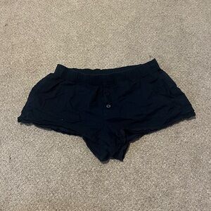 Navy Blue Pajama Shorts